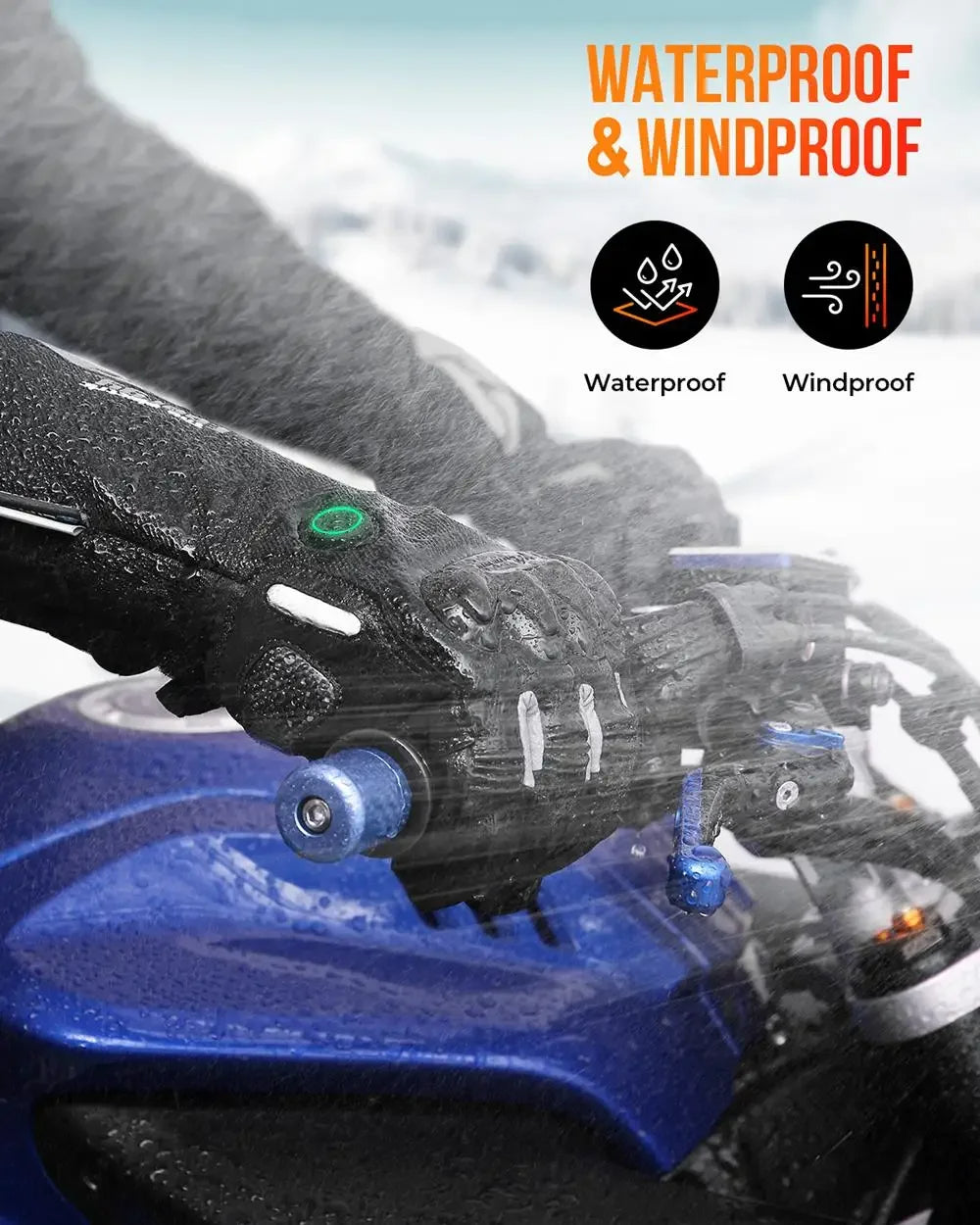 Boneroshop | Thermal Heated Gloves | Waterproof Rechargeable Winter Gloves