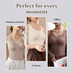 Thermal Tank Top with Built-In Bra | Shaping & Seamless | Warm & Comfortable