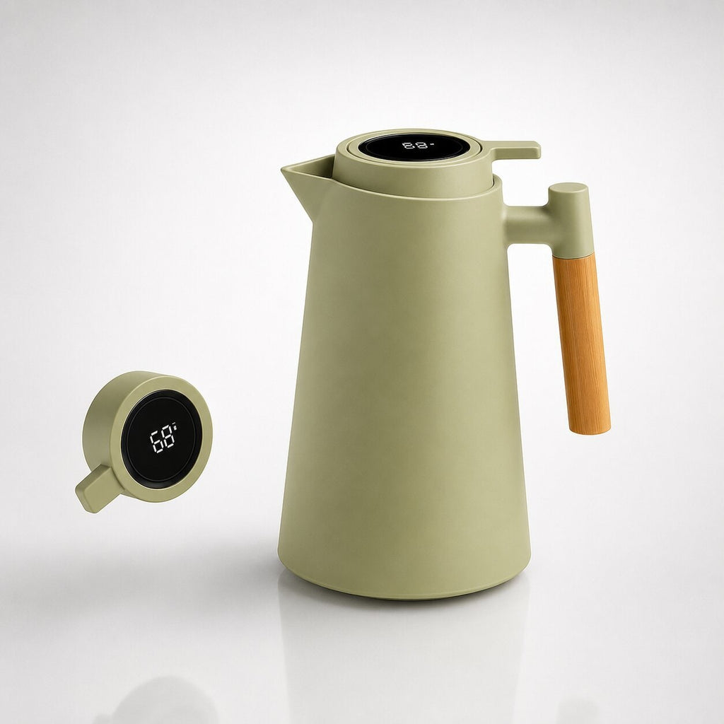 Thermo Kettle Temperature Display Double Wall Insulated