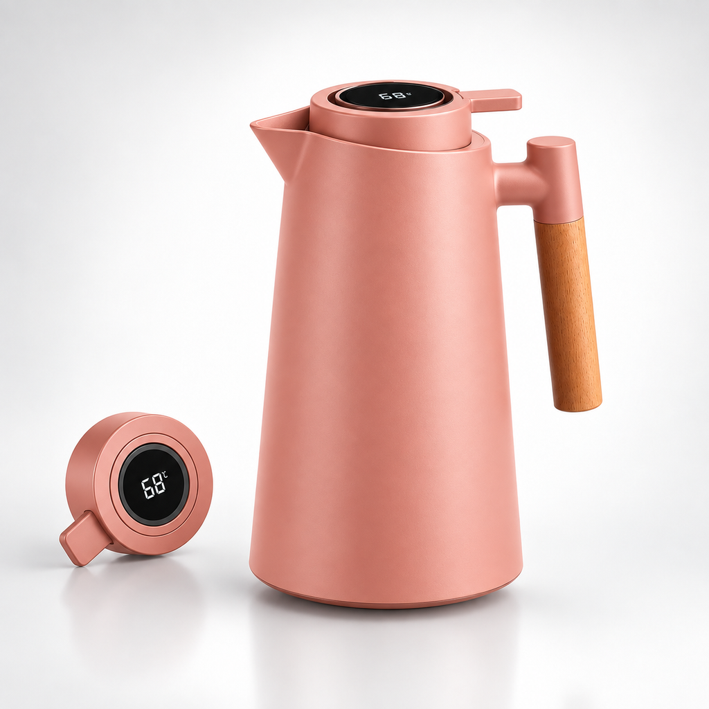 Thermo Kettle Temperature Display Double Wall Insulated