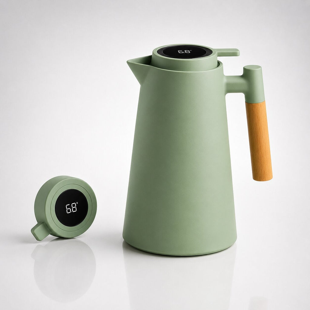 Thermo Kettle Temperature Display Double Wall Insulated