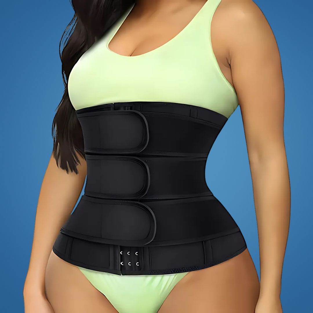 ThermoCore | Waist Trainer Belt – Triple Compression – Breathable Neoprene Fit – Post‑Workout & Postpartum Use Bonerosho