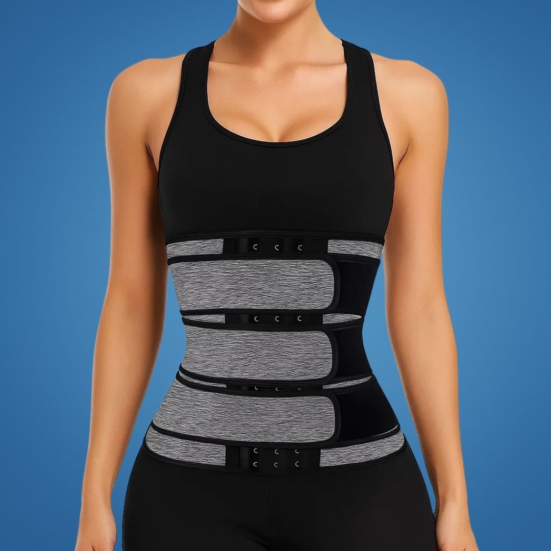 ThermoCore | Waist Trainer Belt – Triple Compression – Breathable Neoprene Fit – Post‑Workout & Postpartum Use Bonerosho
