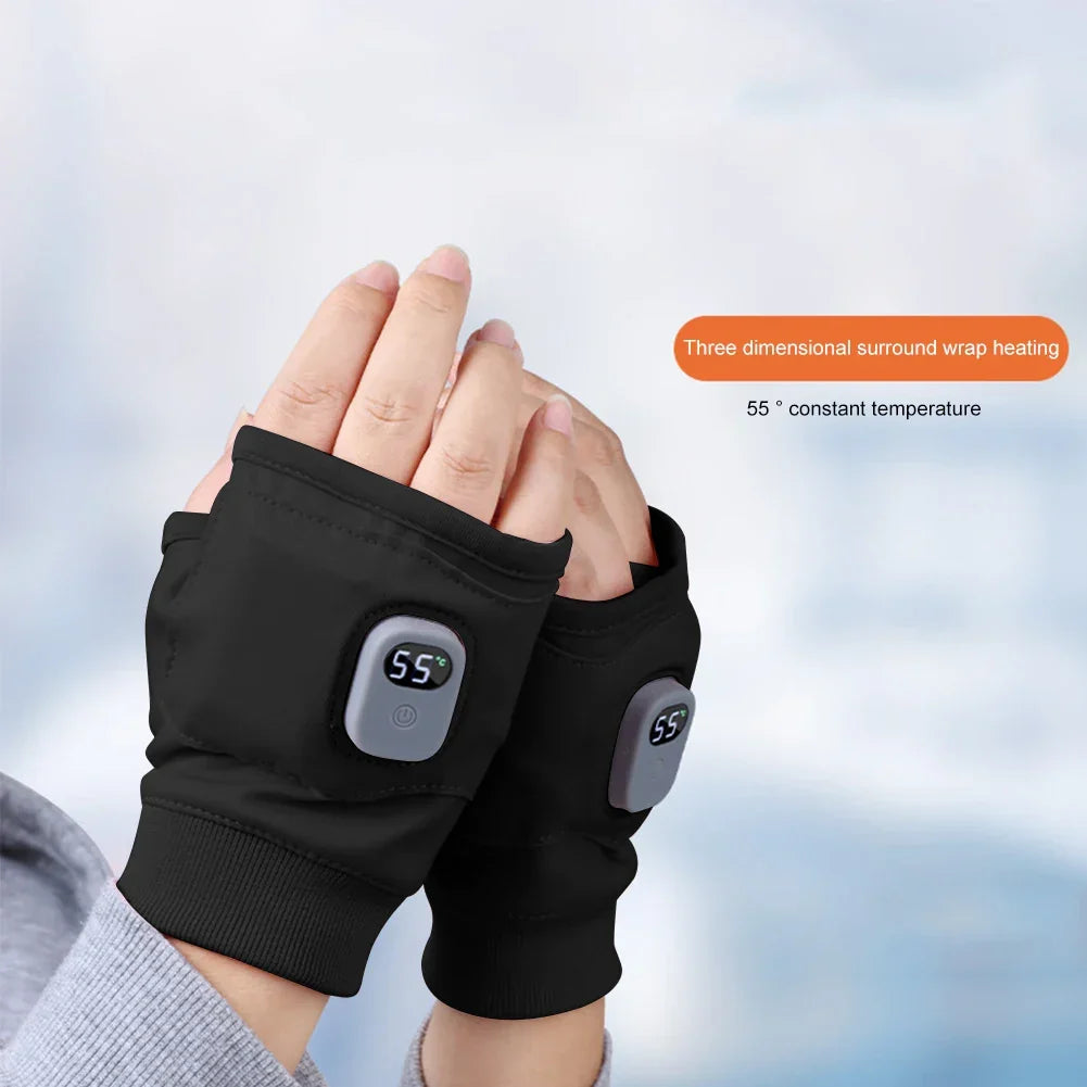 ThermoGrip Heated Gloves – 360° All-Round Heat, Rechargeable & Windproof with Touchscreen Function