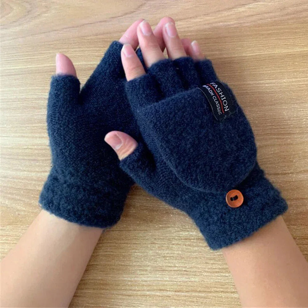 ThermoLoom USB Heated Gloves – 3 Heat Levels, Soft Knit, Unisex One Size