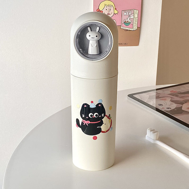 Thermos Flask with Cute Animal Design