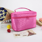 Tiered Makeup Bag with Brush Compartment
