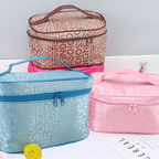 Tiered Makeup Bag with Brush Compartment