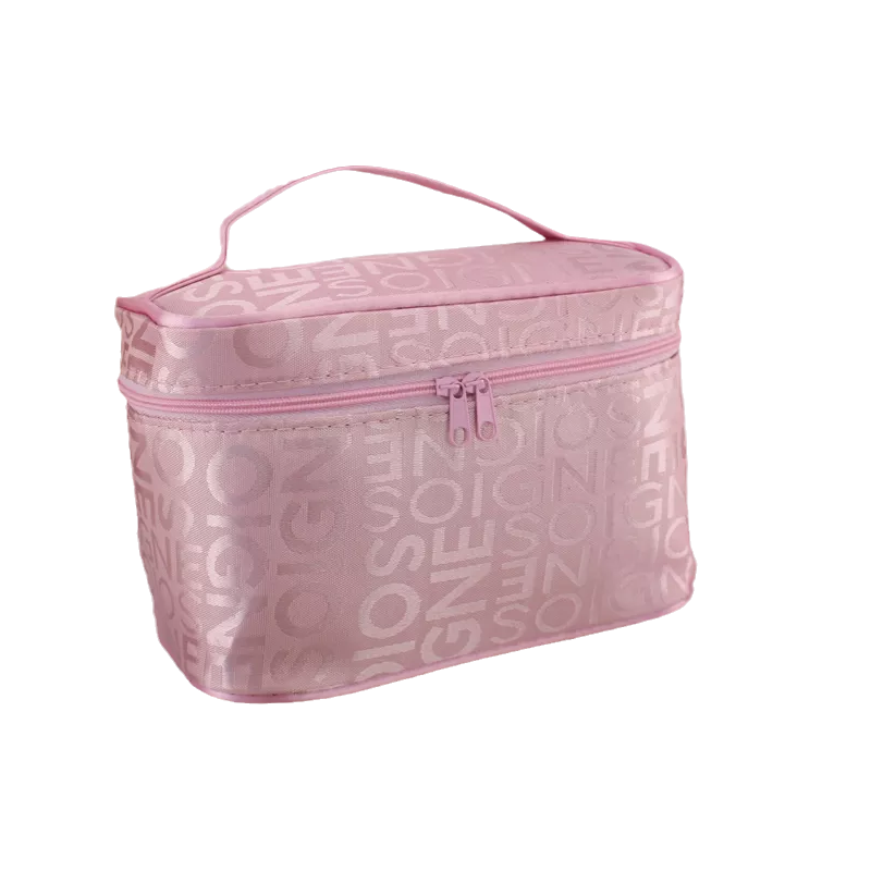 Tiered Makeup Bag with Brush Compartment