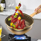 Titanium Extreme Non-Stick Frying Pan – Revolutionary Kitchen Cooking Without Oil Smoke