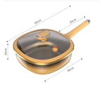 Titanium Extreme Non-Stick Frying Pan – Revolutionary Kitchen Cooking Without Oil Smoke