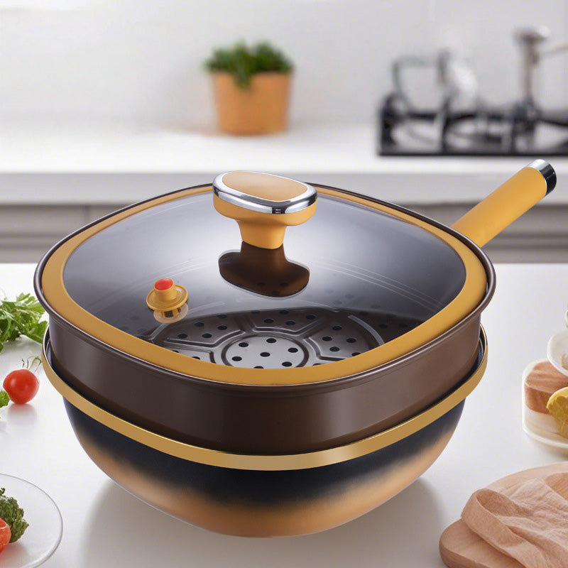 Titanium Extreme Non-Stick Frying Pan – Revolutionary Kitchen Cooking Without Oil Smoke