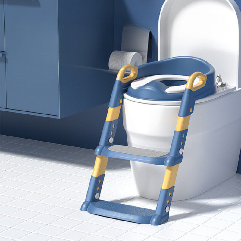 Toddler Potty Training Seat with Steps, Foldable, Ages 2–5