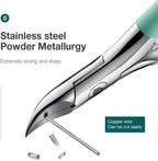 Toenail Clipper for Seniors, Thick Toenail Clippers for Ingrown Toenails, Senior Nail Clippers with Anti Splash Guard