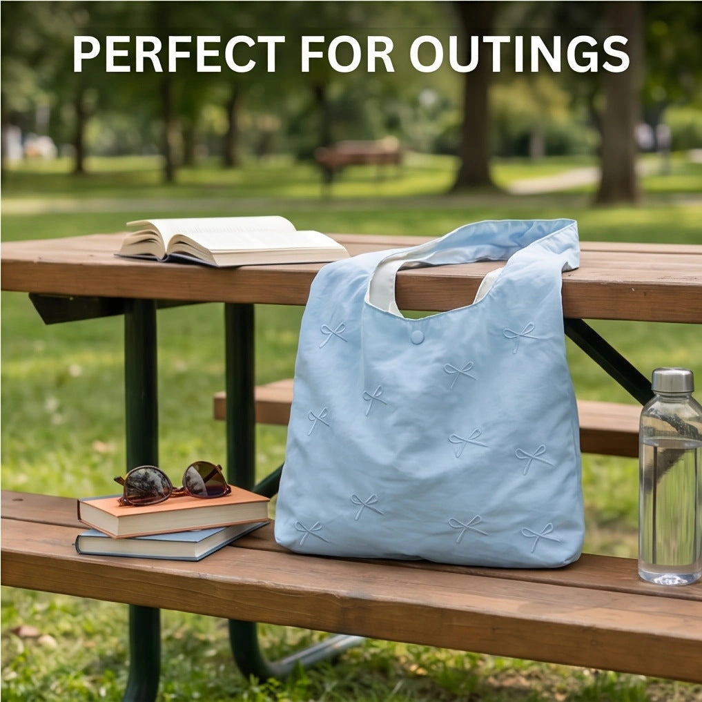 Tote Bag with Decorative Bows