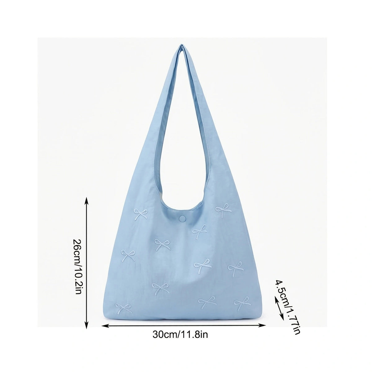 Tote Bag with Decorative Bows