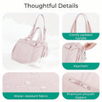 Tote Bag Women's Bow Nylon Shoulder Handbag Work Travel