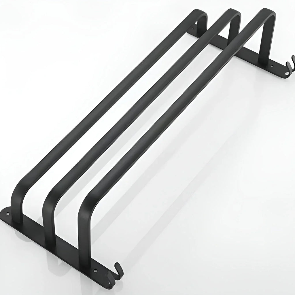 Towel Rack | Space-Saving Aluminium Frame | 3 Tiers, Wall-Mounted