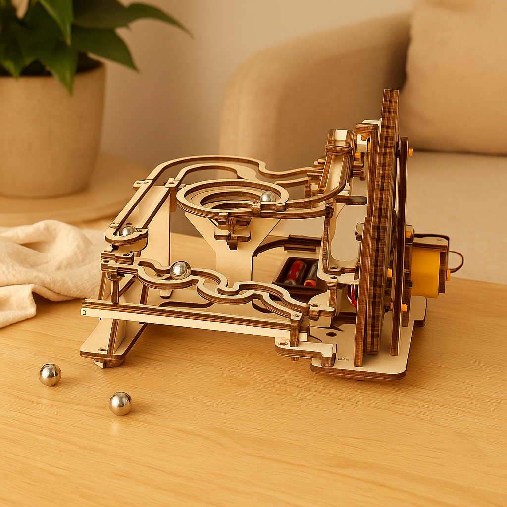 TrackMaster 3D Ball Track Puzzle – DIY Mechanical Building Set