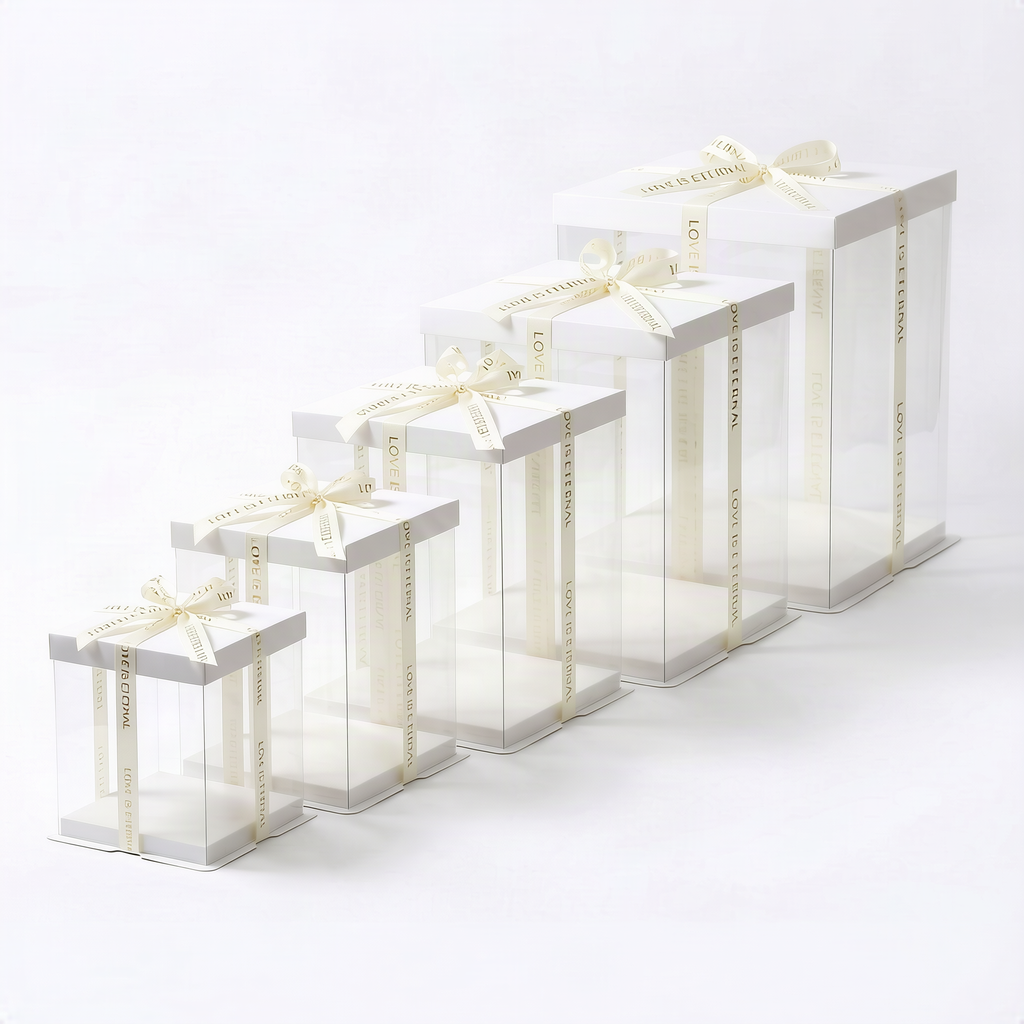 Transparent Cake Boxes in Various Sizes