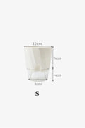 Transparent Office Plant Pot