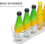 Transparent storage boxes for fridge and kitchen organisation