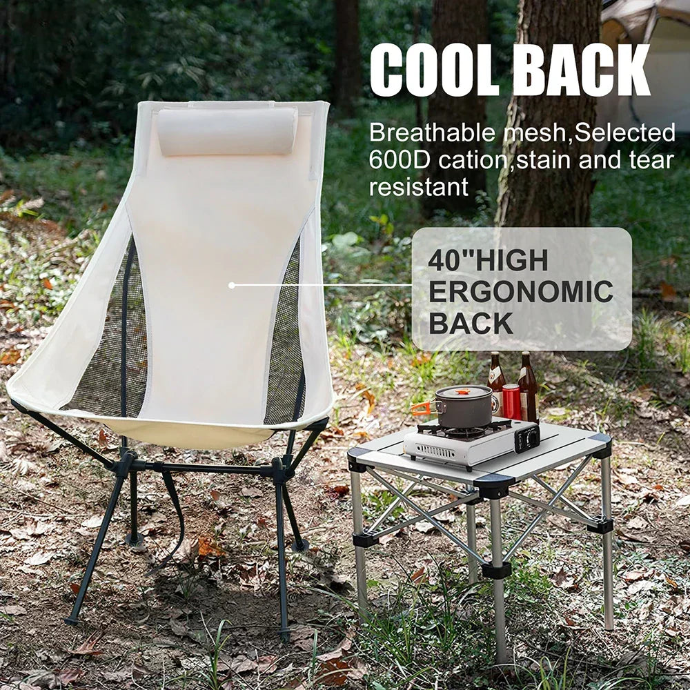 Trekalux Outdoor Chair – Ultralight & Foldable with 150 kg Load Capacity