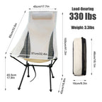 Trekalux Outdoor Chair – Ultralight & Foldable with 150 kg Load Capacity