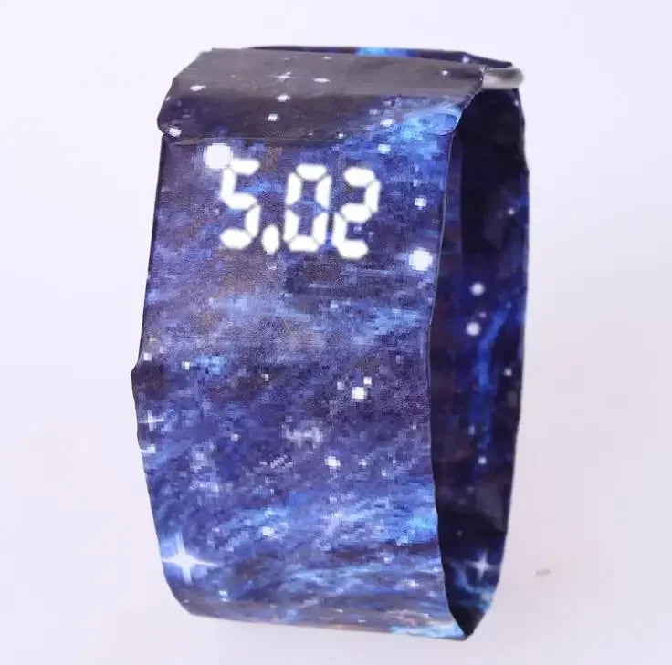 Trendy Wrap Digital Paper Watch