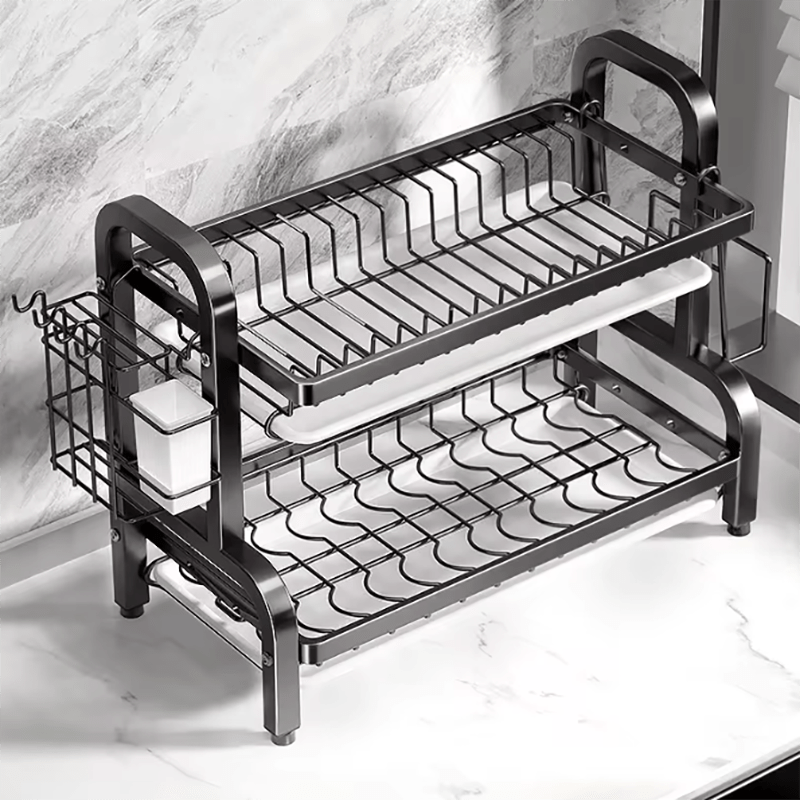 Two-Tier Dish Drainer – Order and Style in Your Kitchen