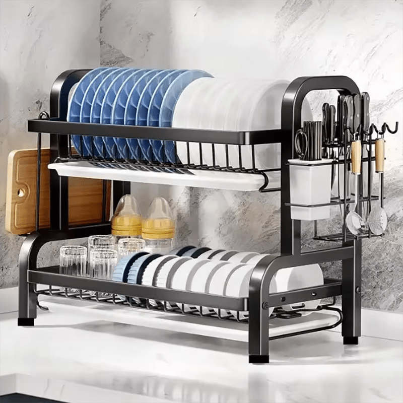 Two-Tier Dish Drainer – Order and Style in Your Kitchen