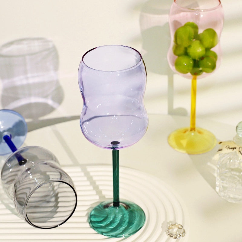 Two-Tone Chubby Wine Glass