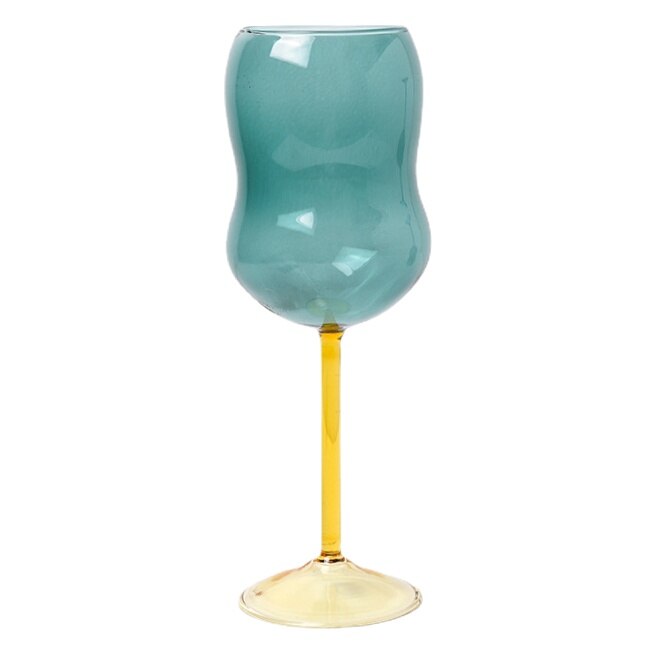 Two-Tone Chubby Wine Glass
