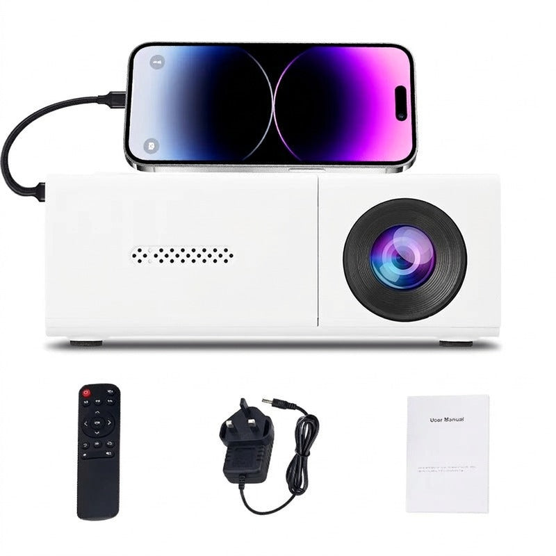 Ultra-bright mini projector (3,000 lumens) – LumoBeam