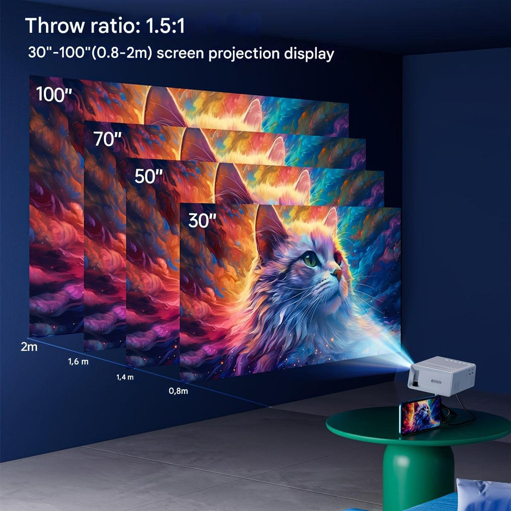 Ultra-bright mini projector (3,000 lumens) – LumoBeam