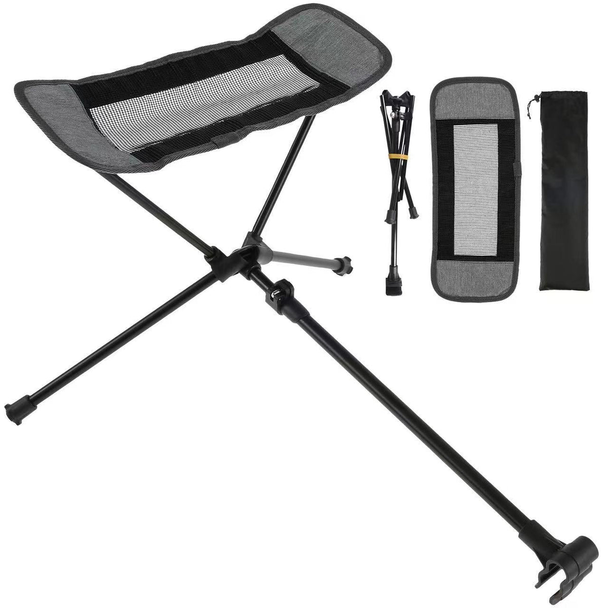 Ultra-light folding chair with mesh backrest