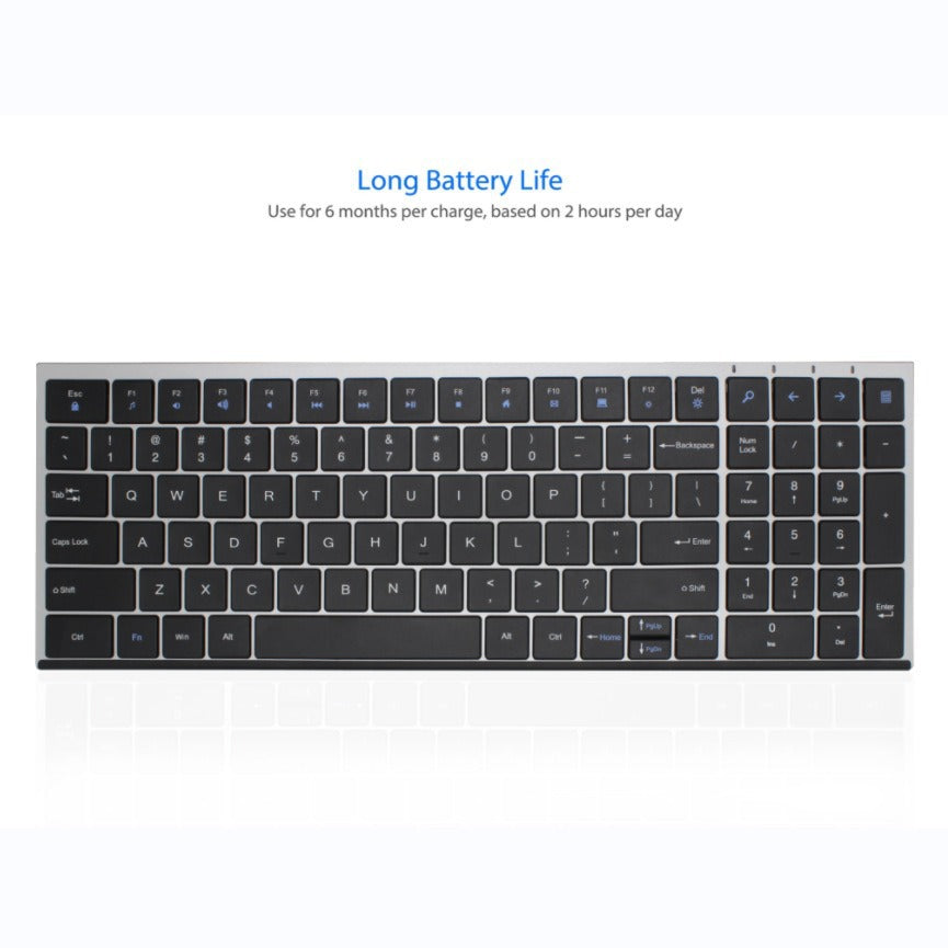 Ultra-Lightweight Wireless Keyboard with Long Battery Life