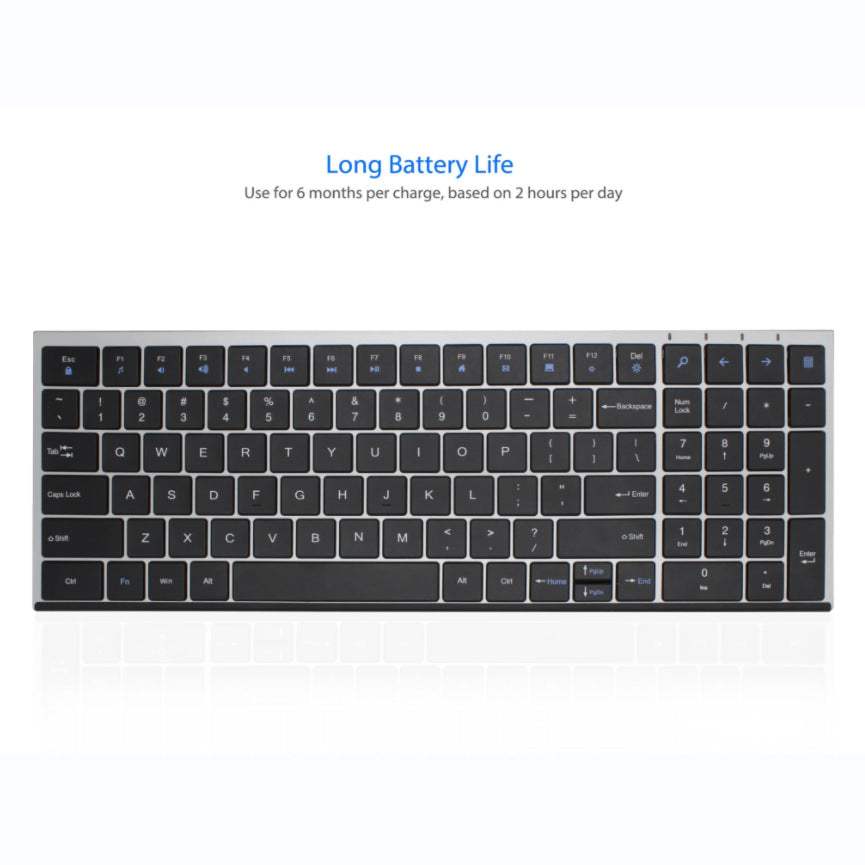 Ultra-Lightweight Wireless Keyboard with Long Battery Life