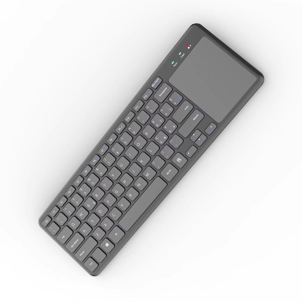 Ultra-slim wireless keyboard with touchpad