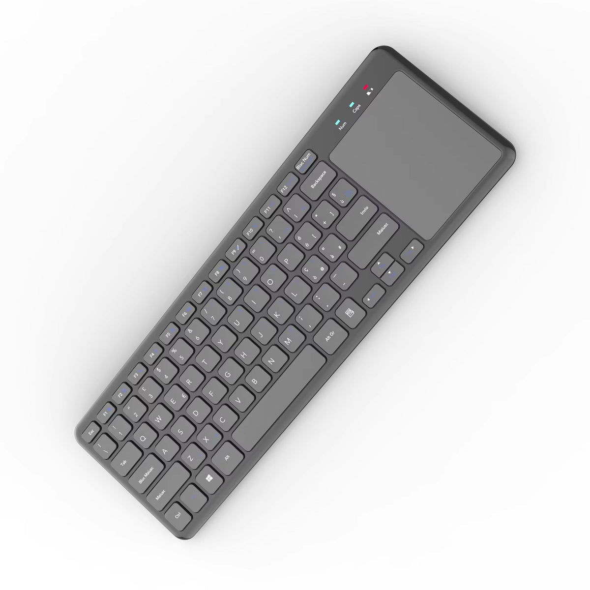 Ultra-slim wireless keyboard with touchpad