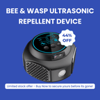 Boneroshop | Ultrasonic Bee & Wasp Repellent Device | Chemical-Free. 360° Coverage for Home & Outdoor Pest Control