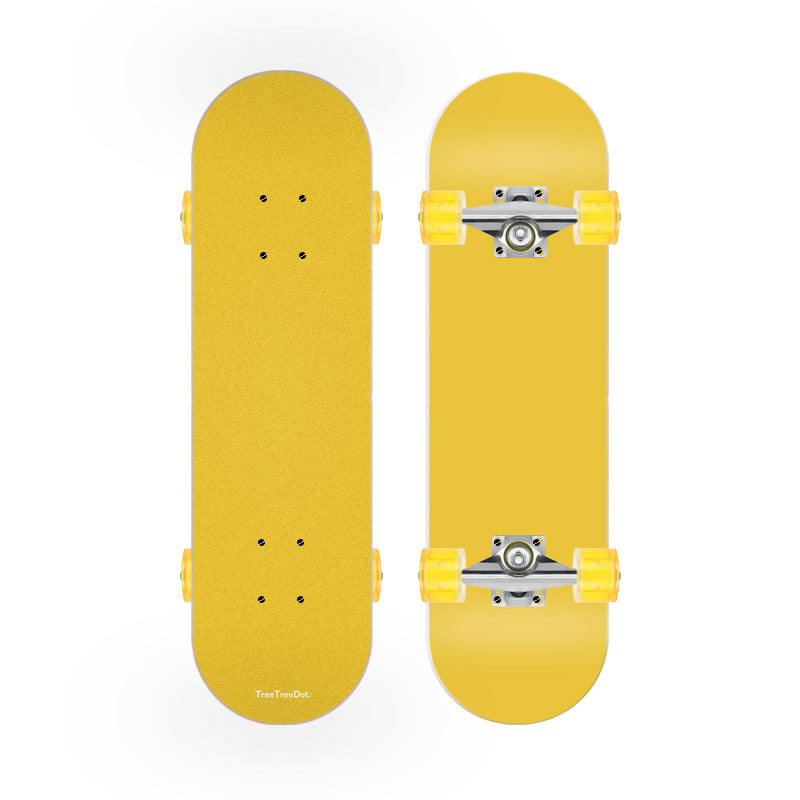 Unicorn-themed beginner skateboard