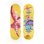 Unicorn-themed beginner skateboard