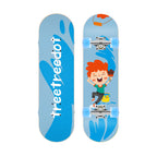 Unicorn-themed beginner skateboard