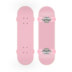 Unicorn-themed beginner skateboard