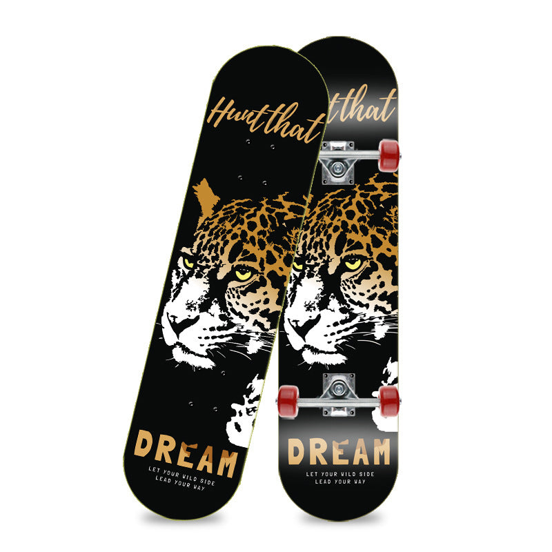 Unicorn-themed skateboard