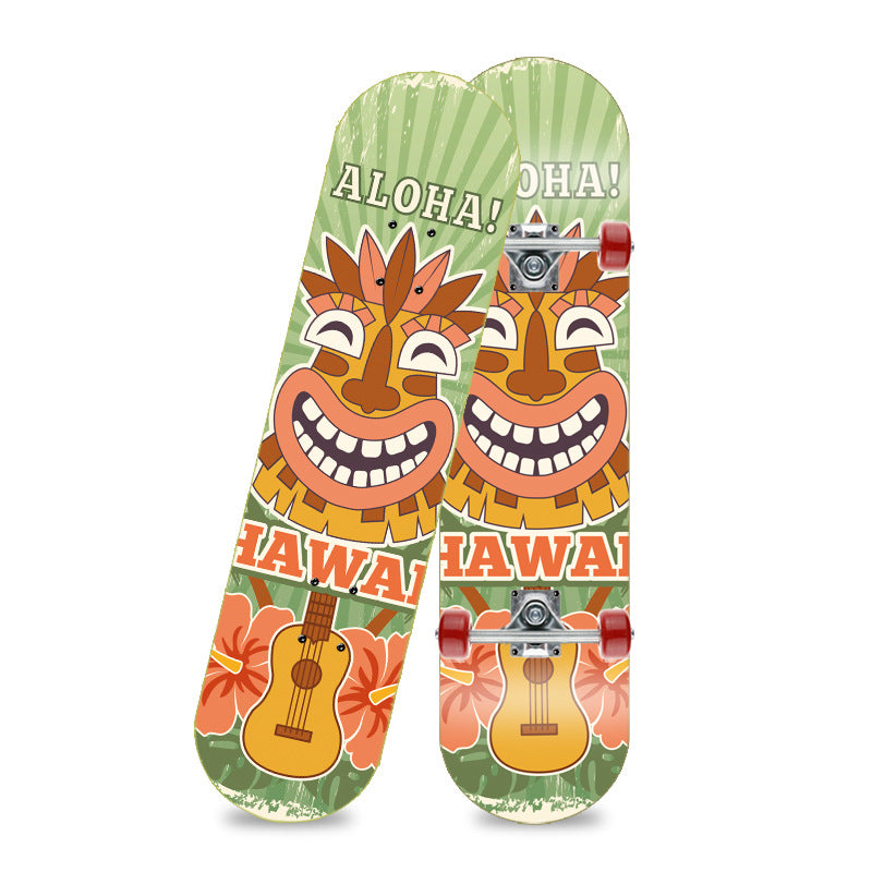 Unicorn-themed skateboard