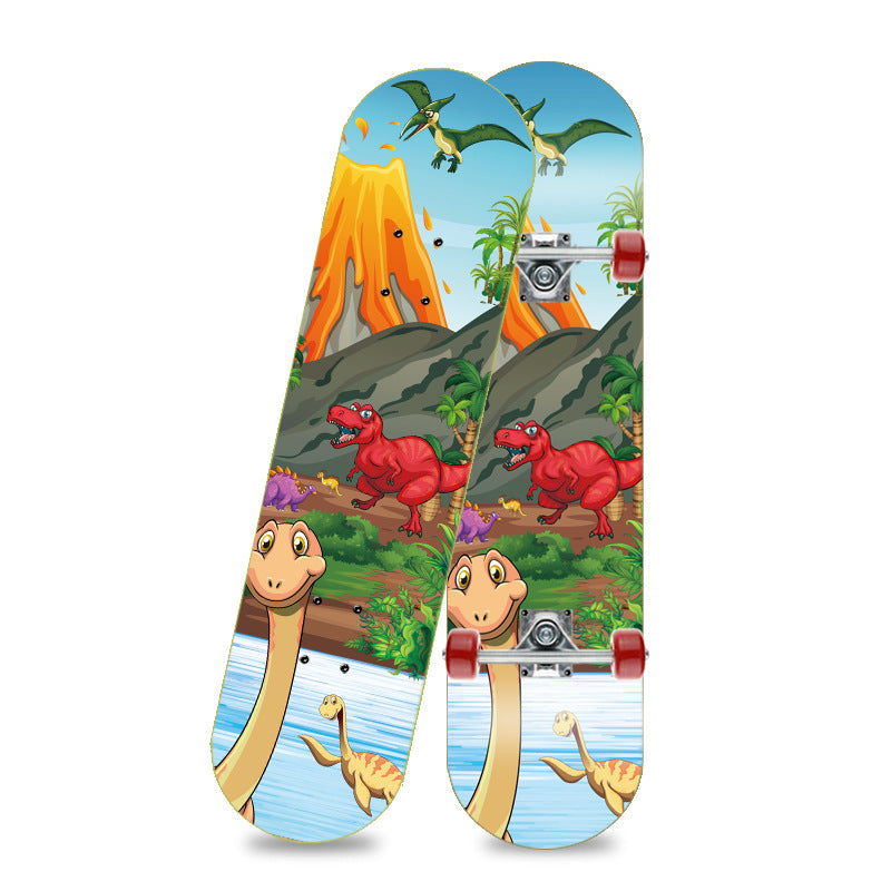 Unicorn-themed skateboard