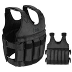 Unisex 110-Pound Adjustable Exercise Weighted Vest for Training