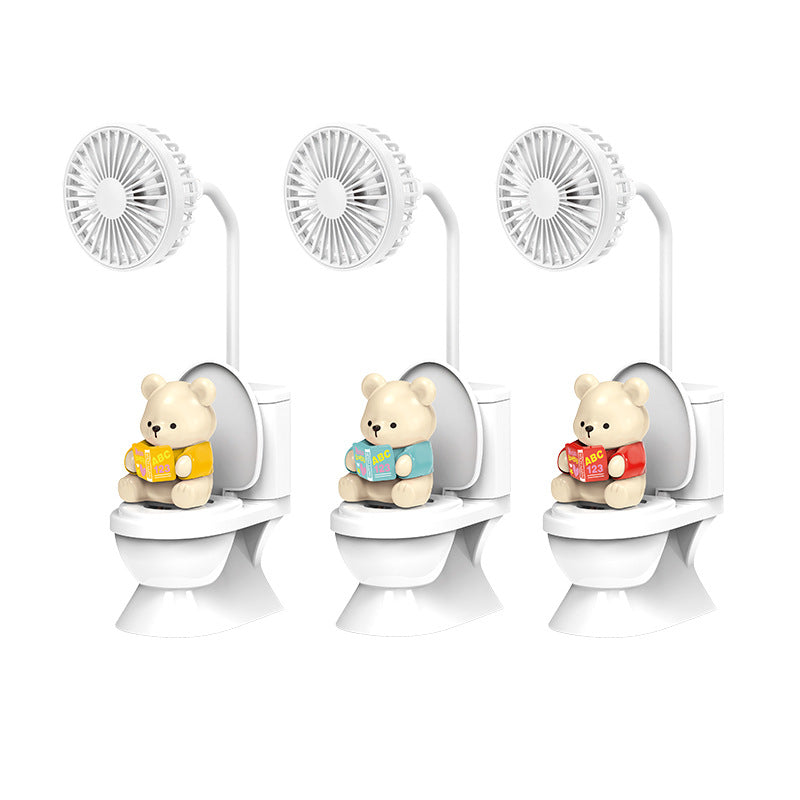 Unisex Cute Toilet Seat with Fan